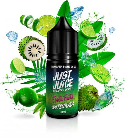 Exotic Guanabana & Lime on Ice 30ml Concentrate eLiquid by Just Juice