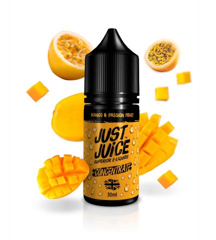 Mango and Passion Fruit Concentrate eLiquid by Just Juice