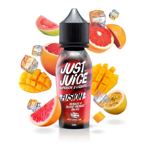 Fusion Mango & Blood Orange on Ice by Just Juice