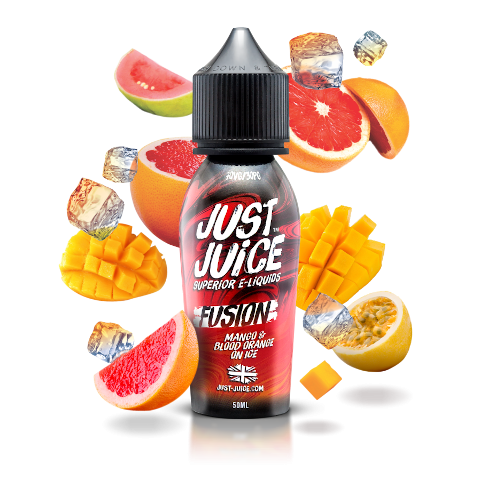 Fusion Mango & Blood Orange on Ice by Just Juice