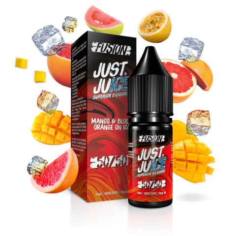 Fusion Mango & Blood Orange on Ice 50/50 Nicotine Free Eliquid by Just Juice