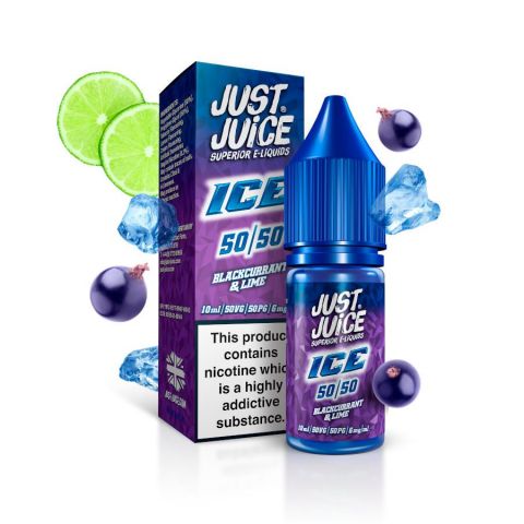 Blackcurrant & Lime Ice 50/50 6mg/ml