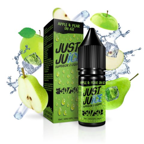 Apple & Pear on Ice 50/50 eLiquid from Just Juice Nicotine Free