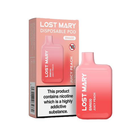 Lost Mary Juicy Peach BM600 Disposable Vape 
