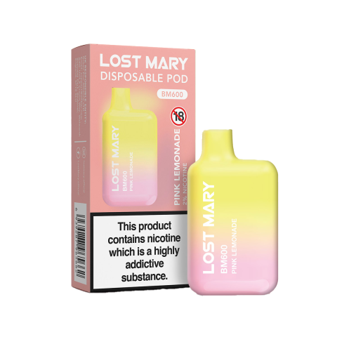 Lost Mary Pink Lemonade BM600 Disposable Vape