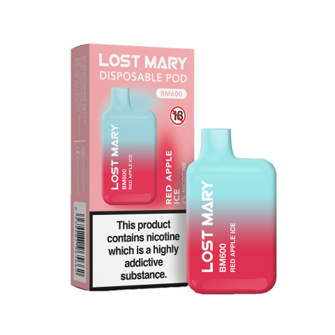Lost Mary Red Apple Ice BM600 Disposable Vape