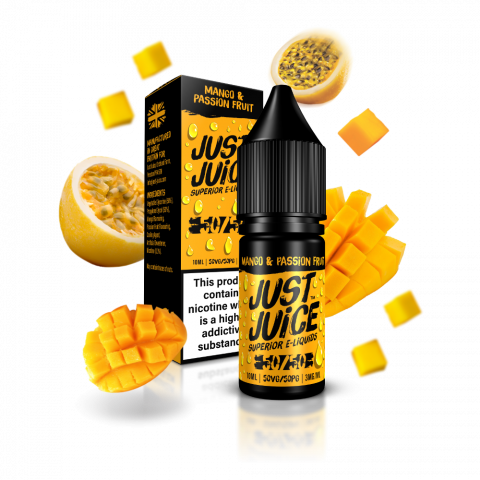 Mango & Passion Fruit 50/50 eLiquid from Just Juice