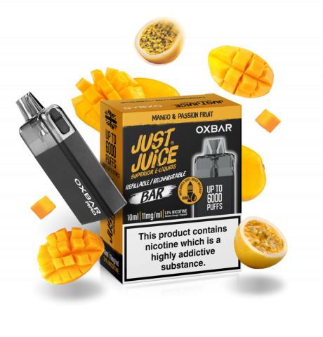 Just Juice x Oxbar RRB Mango & Passionfruit | Just Juice