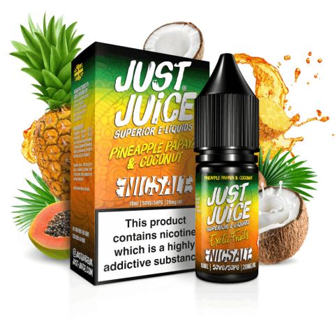 Pineapple, Papaya & Coconut 10ml Nic Salt eLiquid from Just Juice