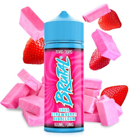Sour Strawberry Bubble Gum - Brutal