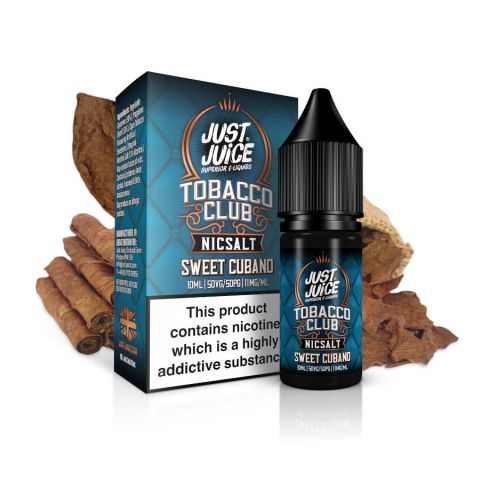 Sweet Cubano Tobacco Nic Salt eLiquid by Just Juice