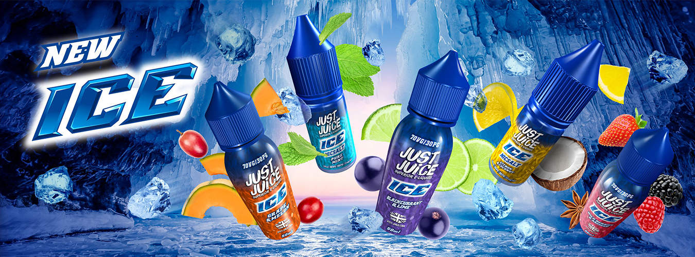 New Just Juice Ice eliquids