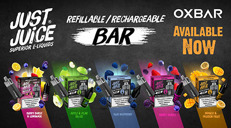 Oxbar Refillable / Rechargeable Bar - Available Now